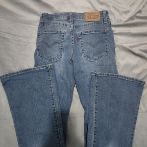 Levi's Women's Light Blue Flare Jeans